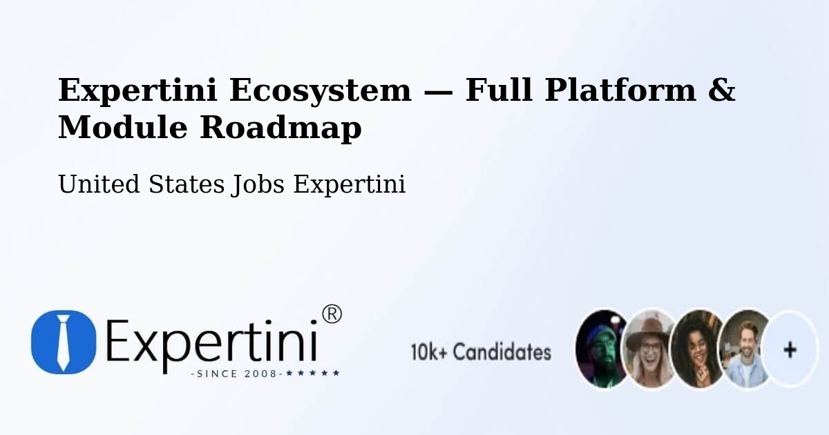 Expertini Ecosystem — Full Platform & Module Roadmap – Fairview